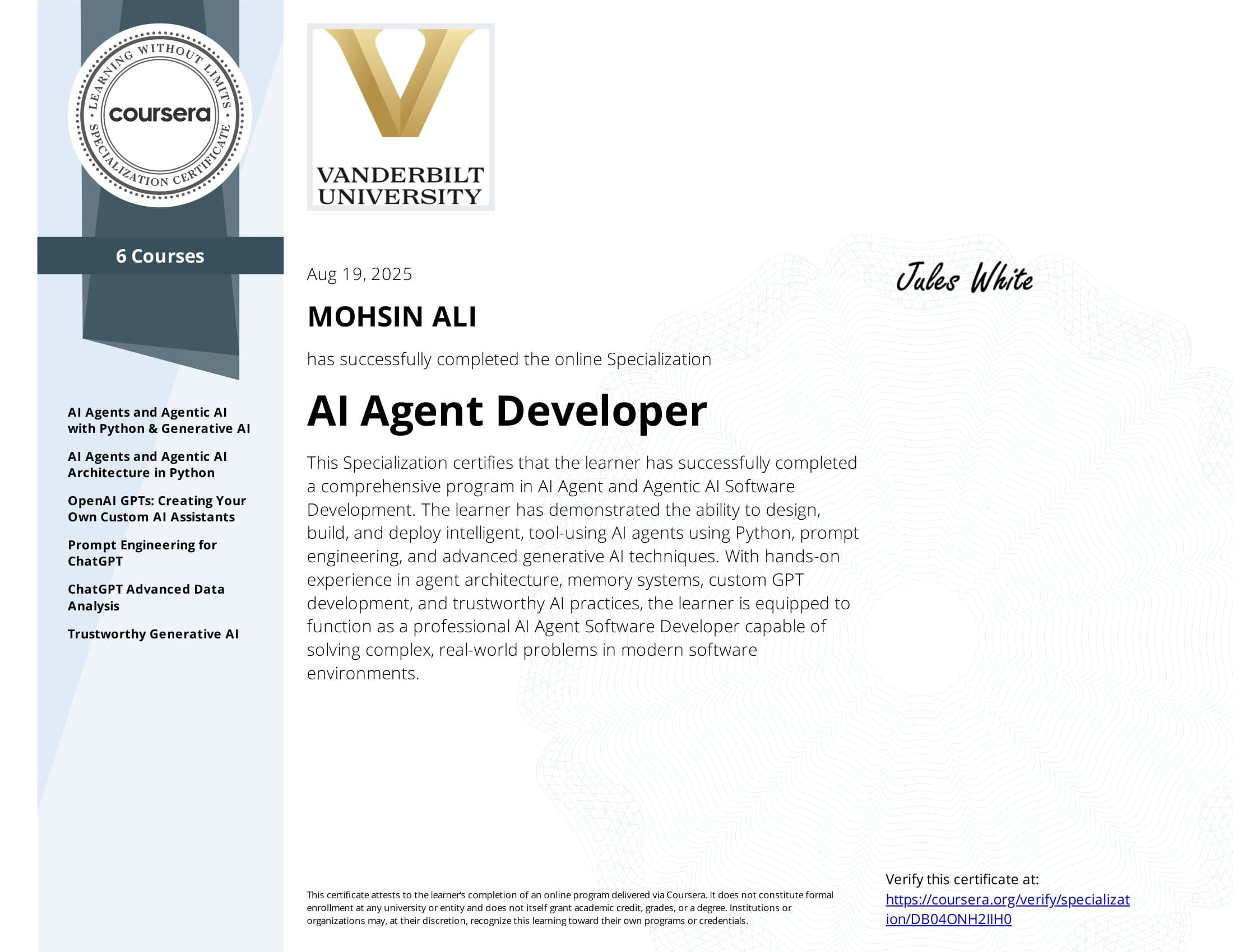 AI Agent Developer