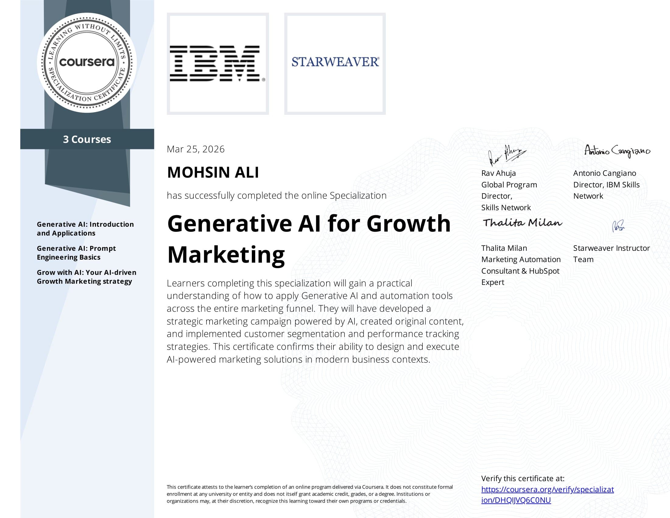 Generative AI for Growth Marketing