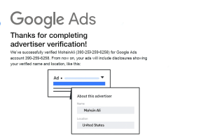 Google Ads Account Verification: My Real-World Guide to Getting Verified 2 Google Ads Verify