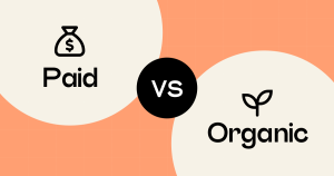Between Paid Social Media Ads and Organic Growth. 9 paid vs organic