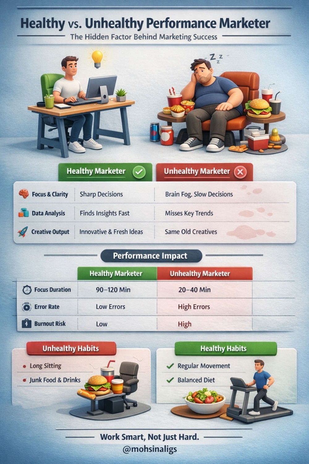 Healthy Performance Marketer vs Unhealthy Performance Marketer — The Hidden Factor Behind Real Marketing Results